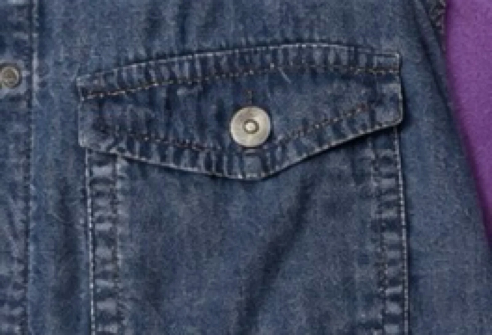 Chaqueta sin mangas larga de mezclilla Kiabi – Talla 38 – Azul denim – photo 5